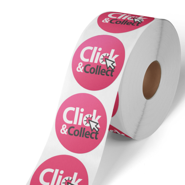 Stickers op rol zonder dispenser