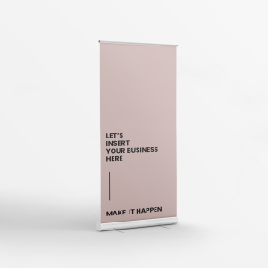 Roll-up banner "LAST MINUTE"