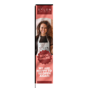 Rechthoekige strandvlag